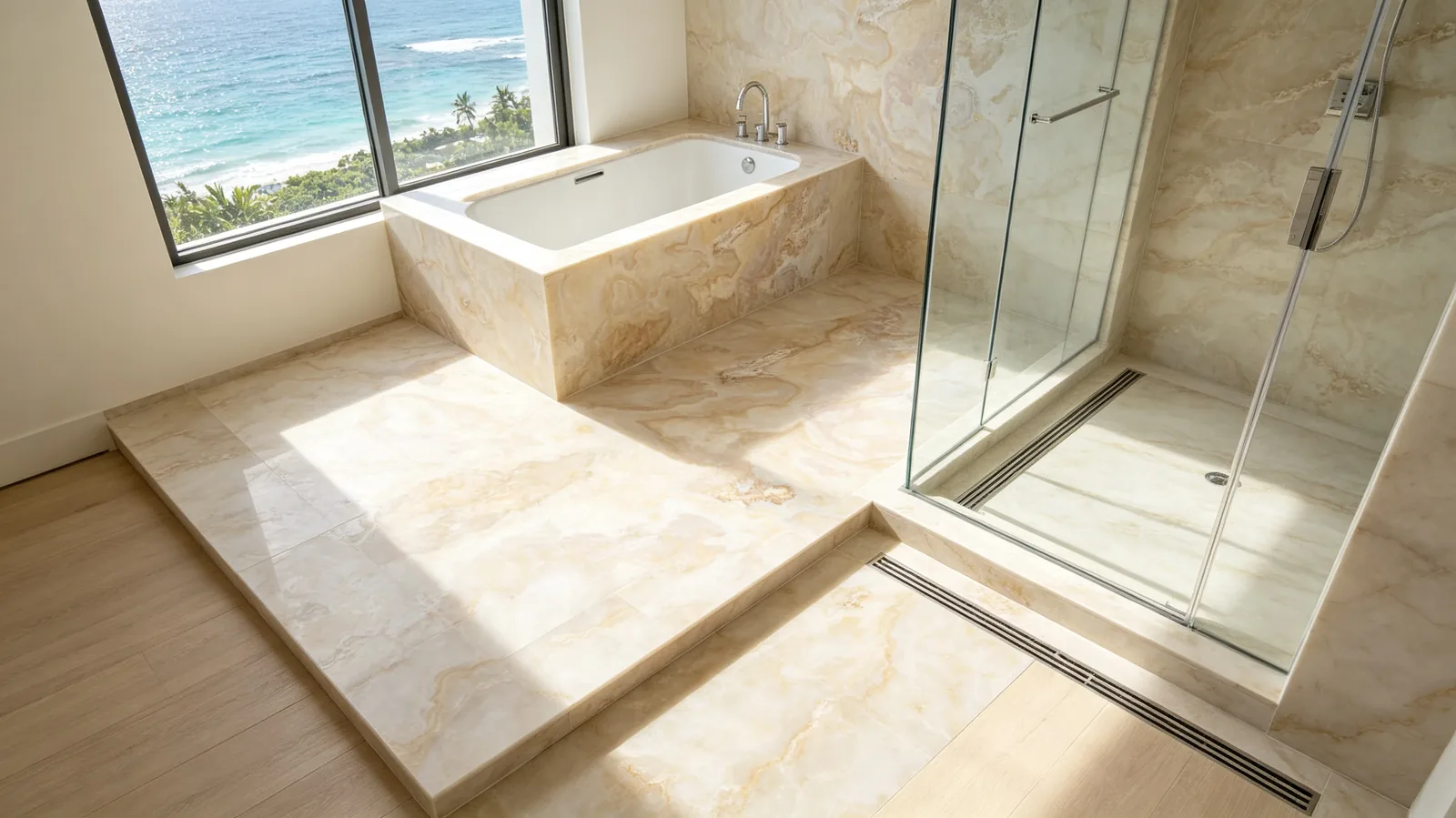 Gold Onice Tanzania Light Onyx Slabs for Interior Projects thumbnail 4